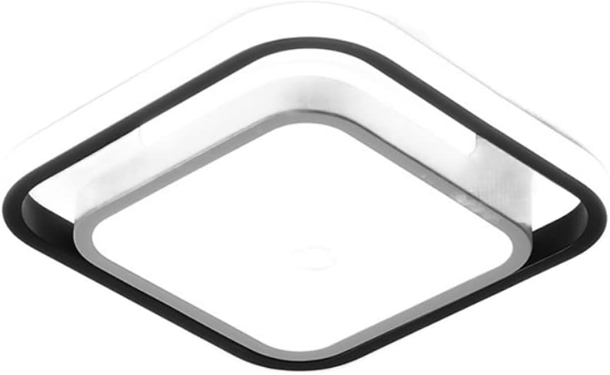 3000K/4500K/6000K Dimming Ceiling Lamp, Square Wrought Iron Ceiling Light, Embedded Ceiling Lamp, Close to Ceiling Light Fixtures, Indoor Energy-Saving Ceiling Lamp