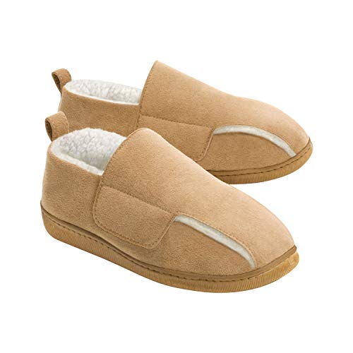 Dream Products Adjustable Swollen Feet Loafers Ladies, Tan, Medium