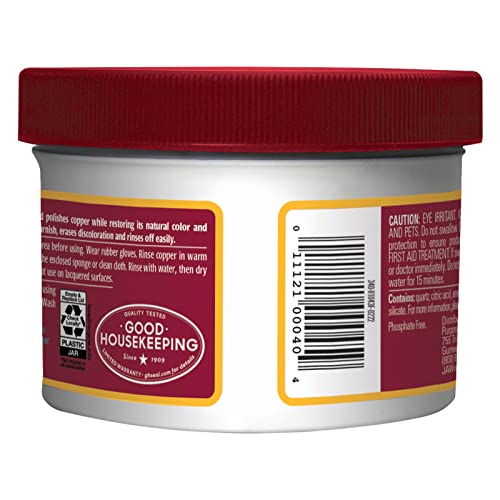 Wright's Copper And Brass Cream Cleaner - Gently Cleans And Removes Tarnish Without Scratching, 8 Ounce (Pack Of 6) #TOP1