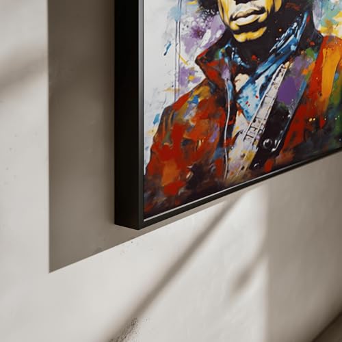 Poster Jimi Hendrix impression d'art mural de qualité supérieure au format 50x70