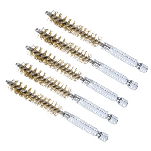 CoCud 11mm Messingdraht Spiralbürsten 5 Stück