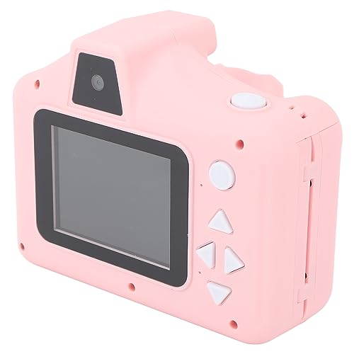 Fotocamera a Stampa Istantanea per Bambini, Doppio Obiettivo Anteriore Posteriore, Mini Fotocamera Digitale SLR per Bambini per Bambini con 1080P, Fotografia e Registrazione con