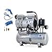 HYUNDAI Silent Kompressor SAC55751 | 6L Kessel, 8bar, ölfrei | 0.55kW / 0.75PS | Ansaugleistung 93 L/Min | klein, kompakt, tragbar | 59dB Luftkompressor leise, Flüster-Kompressor | mit Zubehör