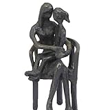 mesas y sillas de cocina segunda mano madrid Tamaño: 5,7 * 6,8 * 11,3 cm UDRJU Estatuas Decoraciones De Madre E Hija En Sillas, Artesanías En Metal, Decoración De Mesa.