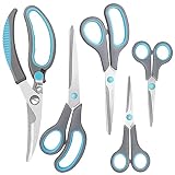 Asdirne Premium Kitchen Scissors Set, Kitchen Shears, Food-Grade Stainless Steel Blades, Ergonomic R