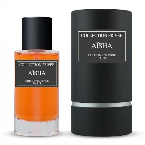 AÏSHA Collection Privée Eau de Parfum Femme, Édition Intense Paris, Oriental Ambré, 50ml, Longue Durée