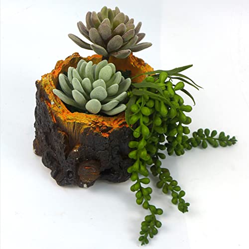 Amzwus 4Pcs Artificial Hanging Plants, Fake Pearl Bean Strings Lovers Tears Succulent Hanging Plants, Faux Green Plants Wall Decor Garland For Indoor, Outdoor, Window, Garden, Wedding #TOP4