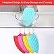 Eisen Rest Anti Rutsch hitzebeständige Silikon Bügelplatte Pad Mat Tray Dish Mat Pot Stand(Grün)