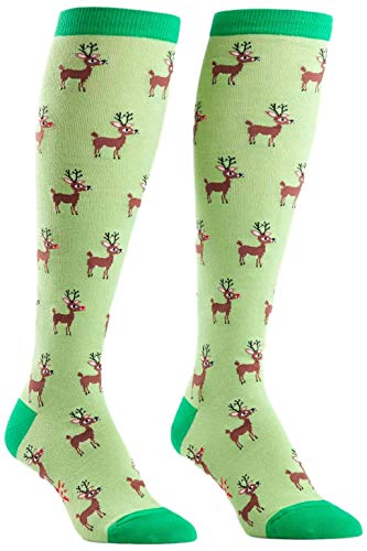 Sock It to Me Reindeer Games Knee High Tube Socks OS