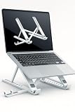 Suporte para notebook de plastico ABS suporte articulado para notebook Suporte para mecbook suporte de mesa para mecbook/celular suporte de mesa 15.5 branco