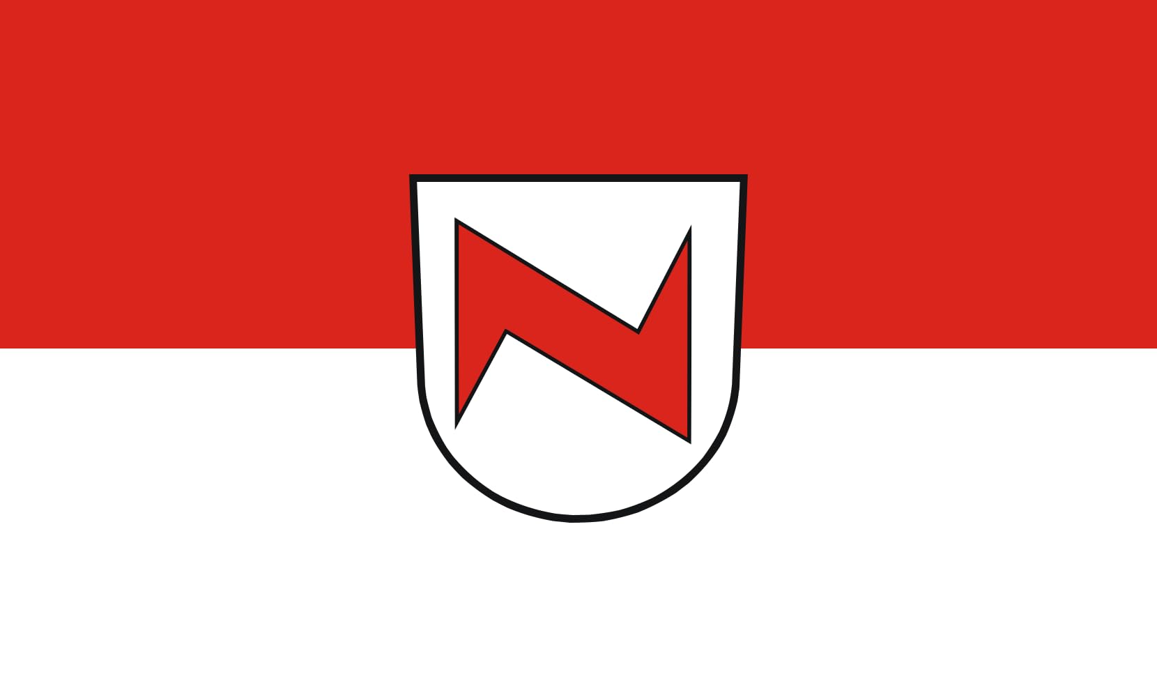 Drapeau Emerkingen pour mât de jardin grand pavillon paysage de 1.35m²