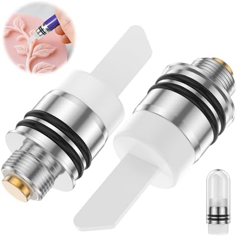 Tzdxfgl 2 Pack Ceramic Heating Head with 510 Thread, Precision Flat Blade Ceramic Hot Knife Tip with High Thermal Conductivity for Wax Slicing and Candle Concentrates — view 7