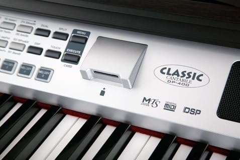 Control panel section with Classic Cantabile logo and MIDI/USB indicators