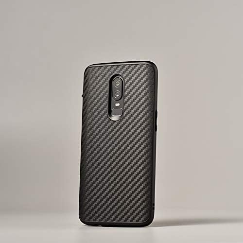RhinoShield Case Compatible with [OnePlus 6] | SolidSuit - Shock Absorbent Slim Design Protective Cover [3.5M / 11ft Drop Protection] - Carbon Fiber Texture