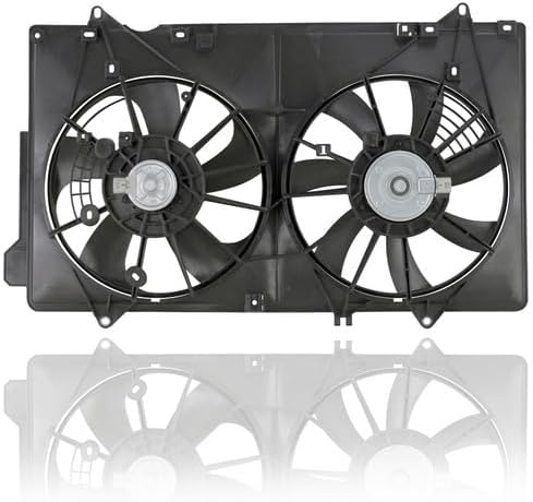 Miniatura 1 de Conjunto de ventilador de condensador y radiador dual  CompatibleReemplazo para Mazda CX-5 4Cy2.5L '17-23 solo con motor sin escobillas  PYFV15025