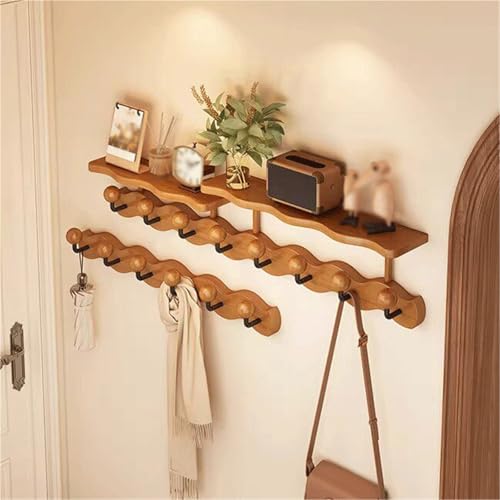 Ganchos de pared esféricos y perchero corrugado multifuncional para puerta de dormitorio 6