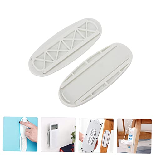 Hemobllo 30 Peças Suporte De Soquete Adesivo Fixador De Faixa De Energia Suportes De Cabo Protetores