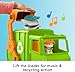 Fisher-Price Little People Musical Toddler Toy Recycling Truck Garbage Vehicle with Figure for Pretend Play Ages 1+ Years