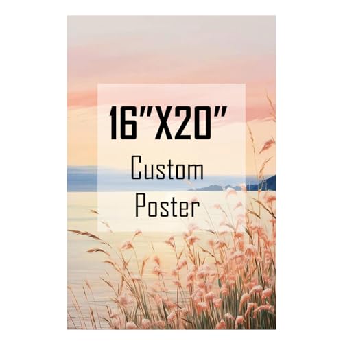 ZXDZSM Personalized Custom Canvas Prints (16"X20"): Upload Your Image/Photo - Custom Personalized Photo to Poster Printing