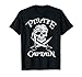 Piraten Kostüm Piratenflagge Pirat Kapitän Deko Totenkopf T-Shirt