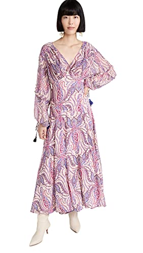 Free People Women's Mirage Maxi Dress, Tea Combo, Pink, Print, 4 #TOP13