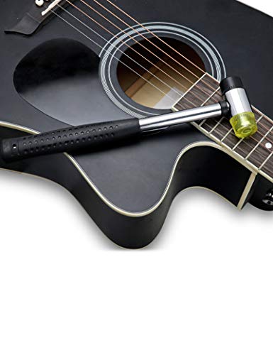 Holmer Guitar Luthier Tool Kit, Guitar Frets Repairing Tool Kit With Fret Hammer, Guitar Nut File, Guitar String Cutter, Masking Tape, Acrylic Hook Knife Multifunctional. #TOP6