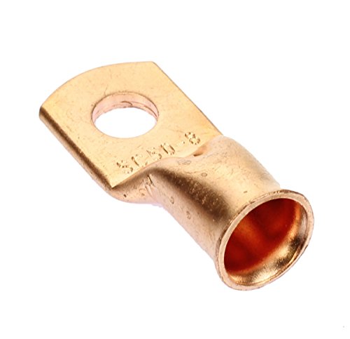 Voodoo (10) - 1/0 Gauge 1/0 Awg X 5/16 Inch Copper Lug Battery Cable Terminal Connector #TOP1