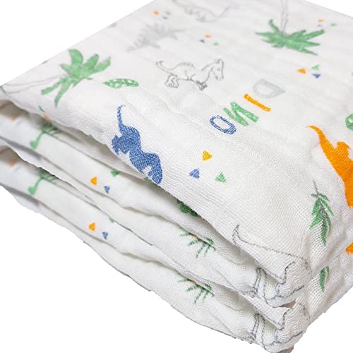 Toalha de Banho Bebê Capuz Fralda Soft Karinho Papi 80cm x 80cm (Dinossauro)