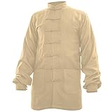 camisa kung fu 60 % algodón / 40 % lino: esta ligera versión de tela es ideal sobre todo para el verano, pero también es muy agradable en invierno, mientras se realiza el entrenamiento en interiores. El algodón absorbe muy bien el sudor y permite la evaporación al aire, por lo que la camiseta tiene un agradable efecto de enfriamiento.
