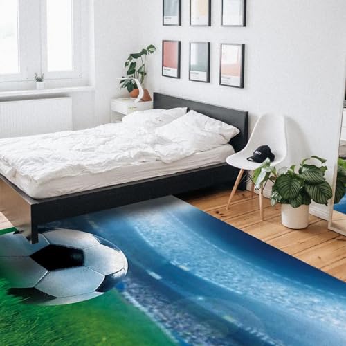 Alfombra de fútbol para sala de estar y zona de mesa de café 4
