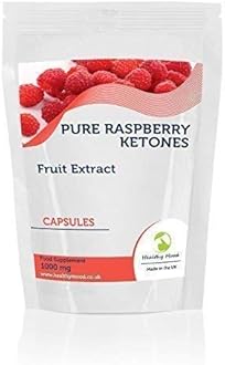 Raspberry Ketones Fruit Extract 1000mg Supplement 7 Capsules Weight Loss and Obesity Increase Lean Body Mass Improve Hair Growth Nutrition Supplements HEALTHY MOOD UK Quality Nutrients