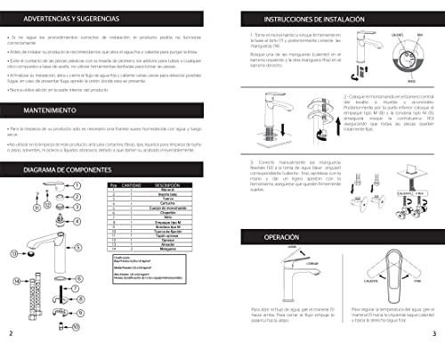 Lavabo monomando Marca URREA (3)