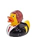 Produktbild BUTLERS Bubble Babe Badeente Bräutigam 8,5x7x9 cm - Gelbe Quietscheente aus Kunststoff - Gummiente, Spielzeugente