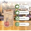 Duro 4# Kraft Paper Lunch Bags 100 Count - Bulk Disposable Paper Sacks, Dubl Life SOS Brown Bag for Candy, Snacks & Treats - 5.00 x 3.12 x 9.75 Inches