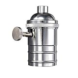Diseño específico: estilo vintage, el soporte con interruptor de encendido / apagado para lámpara o luz.