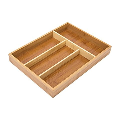 Range-couverts en bambou Relaxdays 10018886 Cover