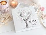 Geldgeschenk - Geld Verpackung -zur Hochzeit personalisierte Hochzeitsgeschenke für Brautpaar - Tree of Love