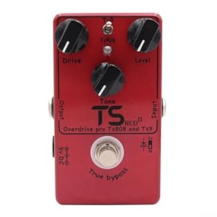DUAL MODE SWITCHING: between TS9 and TS808 tones internally to your playing style with this Tube clone ENHANCED DYNAMIC RANGE: Upgraded components deliver richer timbre and expressive guitar performances COMPACT BUILD: Sturdy red chassis fits easily ...