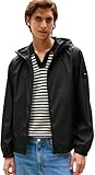 Tommy Hilfiger Veste Mi-Saison Homme Hooded avec Capuche, Noir (Black), M