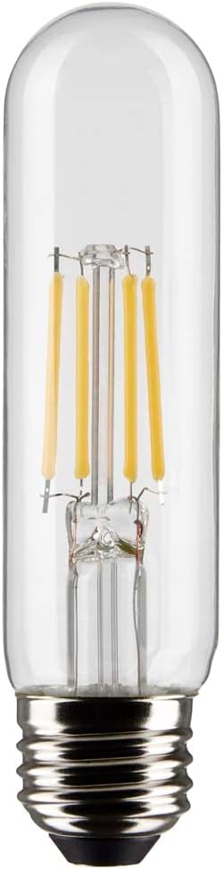 Satco 5.5-Watt LED E26 Light Bulb, 3000K, 15000 Hour Rating, Dimmable