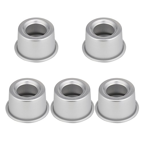 Mini Springform Pans, 2.5 Inch Anodized Aluminum Christmas Cute Cake Mould Removable Bottom Pudding Mold 5 Pack #TOP9