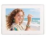 【Prise en charge grand format】 Ce cadre photo numérique accepte plusieurs formats d'image et vidéo et fonctionne avec des périphériques de stockage externes for une gestion facile des fichiers. Chargez et visualisez divers médias sur le cadre photo LCD LED de 10,1 pouces sans problème de compatibilité.