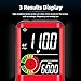 BSIDE Color LCD Digital Multimeter 3 Results Display 9999 Counts Auto-Ranging Ohmmeter, Rechargeable with Smart Mode, Capacitance Ohm Frequency Diode Duty Cycle Live Check Voltage Tester