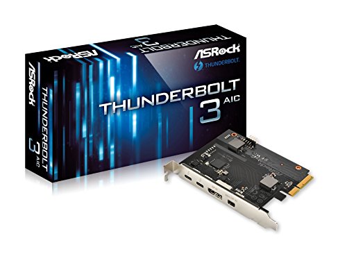 Asrock Thunderbolt 3 AIC PCI Express 2 x Thunderbolt 3 1 x DisplayPort 1 x Mini DP TBT Header