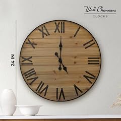 24 inch Handmade Reclaimed Wood Clock review photo 24 inch Handmade Reclaimed Wood Clock review image
