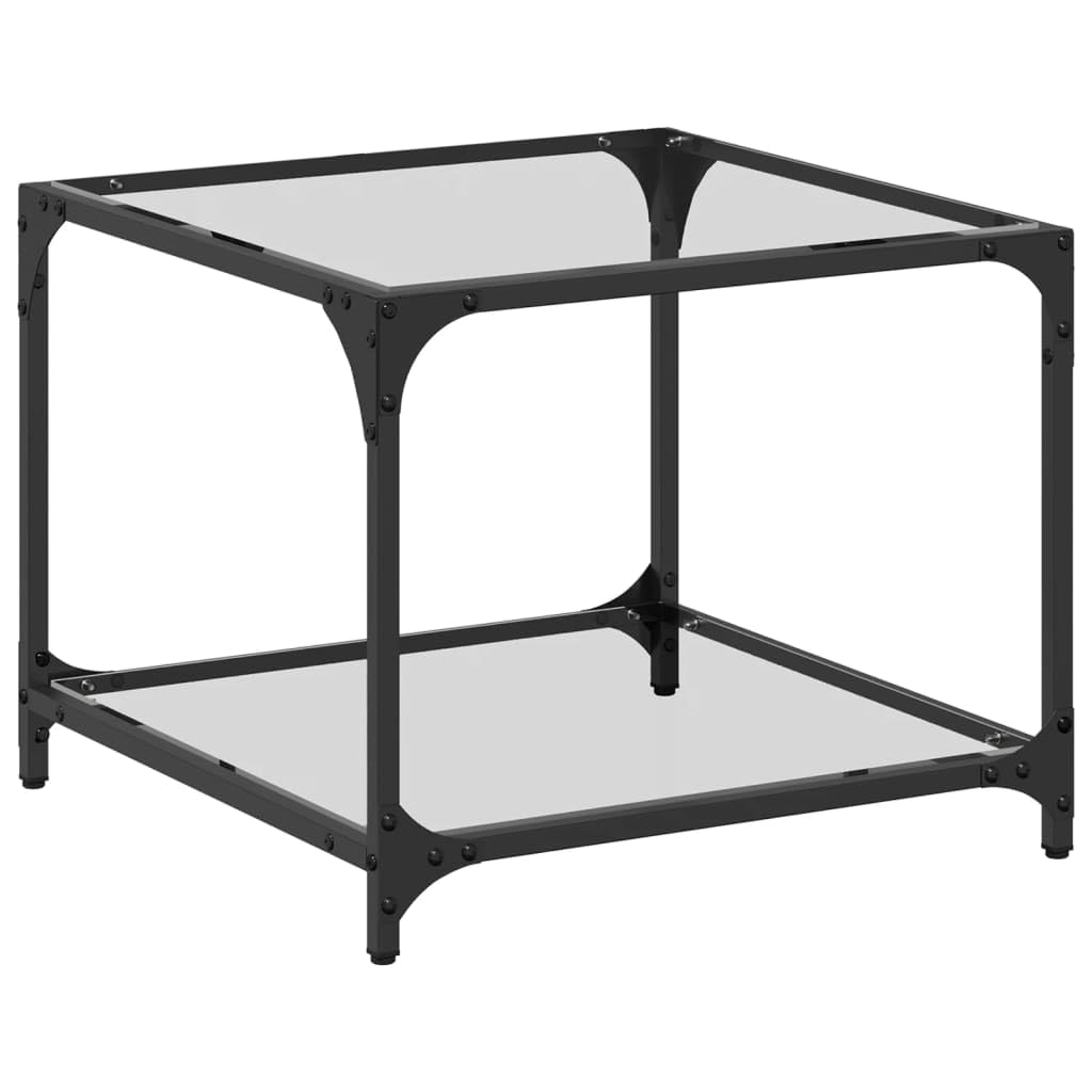 Table d'appoint au design moderne en verre et bois pour embellir vos soirées