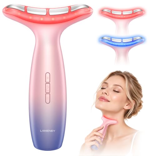 Lanieney 4-in-1 Red Light Face & Neck Massager - 39.99 w/ Code + 33% Off Code VD89QRDC - image 1