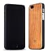 Produktbild Woodcessories - Hülle kompatibel mit iPhone 5/ 5s/ SE (2016) aus Echtholz - EcoCase Classic (Kirsche/Schwarz)