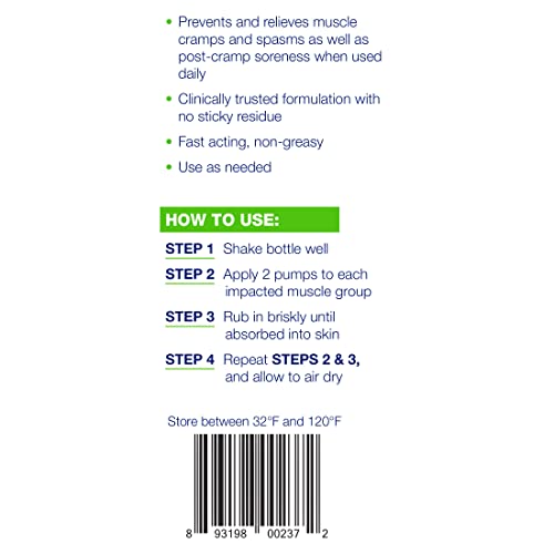 Theraworx Relief Muscle Cramp & Spasm Foam Fast-Acting Leg Soreness And Foot Relief - 7.1 Oz - 1 Count #TOP6
