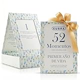 EUBRA Regalo Recién Nacido o Baby Shower - 52 Tarjetas para Vivir el Primer Año del Bebé · Regalo Original Padres Primerizos Embarazada Natalicio Niño y Niña · Ritual Semanal de Recuerdos Imborrables